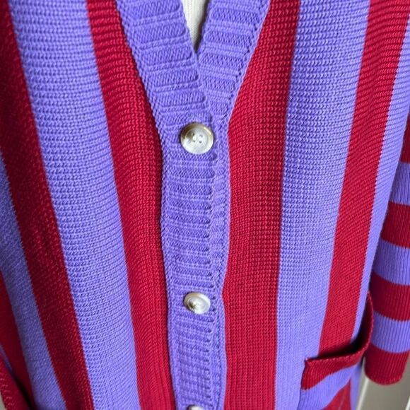 Petal Dew Striped Button Up Cardigan NWT Size Med - Picture 2 of 7